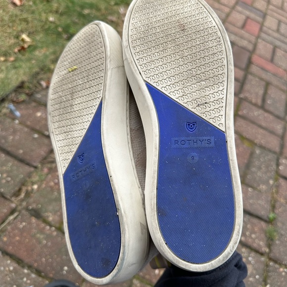 Rothy's Chelsea Boots High Top Sneakers in Sand Camo - Picture 5 of 5